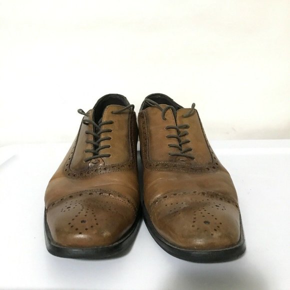 14th & Union Oxford Brogue Brown Leather Shoe - Picture 6 of 8